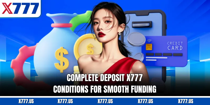 Complete deposit X777 conditions for smooth funding