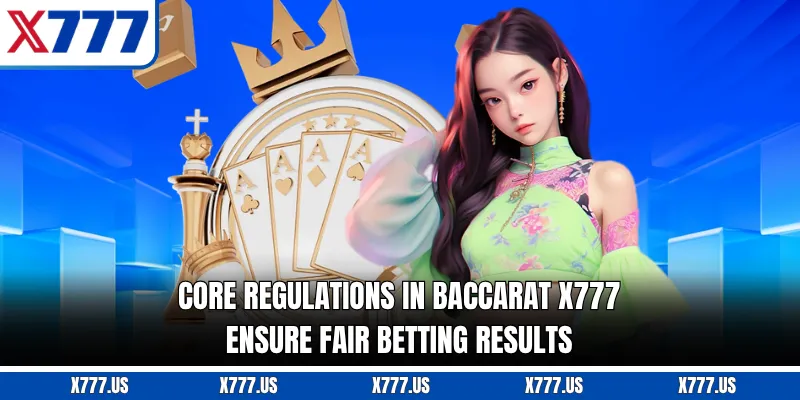 Core regulations in Baccarat X777 ensure fair betting results